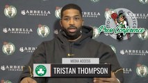 Tristan Thompson Postgame Interview | Celtics vs Kings