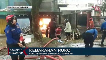 Ruko Penimbun Bbm Ilegal Terbakar