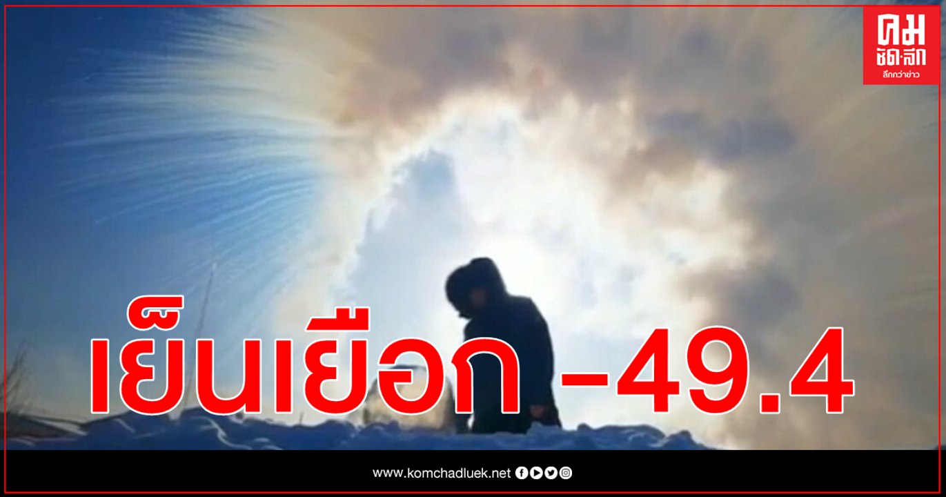 เปิดคลิปเย็นยะเยือกสุดขั้ว เมืองหนาวสุดในจีนอุณหภูมิติดลบ 49.4 องศาฯ ต่ำสุดในรอบ 41 ปี