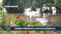 Sungai Bengawan Solo Meluap, Puluhan Rumah Warga Terendam Banjir