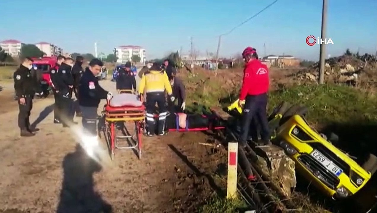 Gönen'de trafik kazası: 1 yaralı