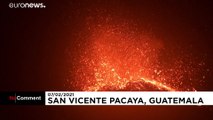 Guatemala en alerta al incrementar su actividad el volcán Pacaya