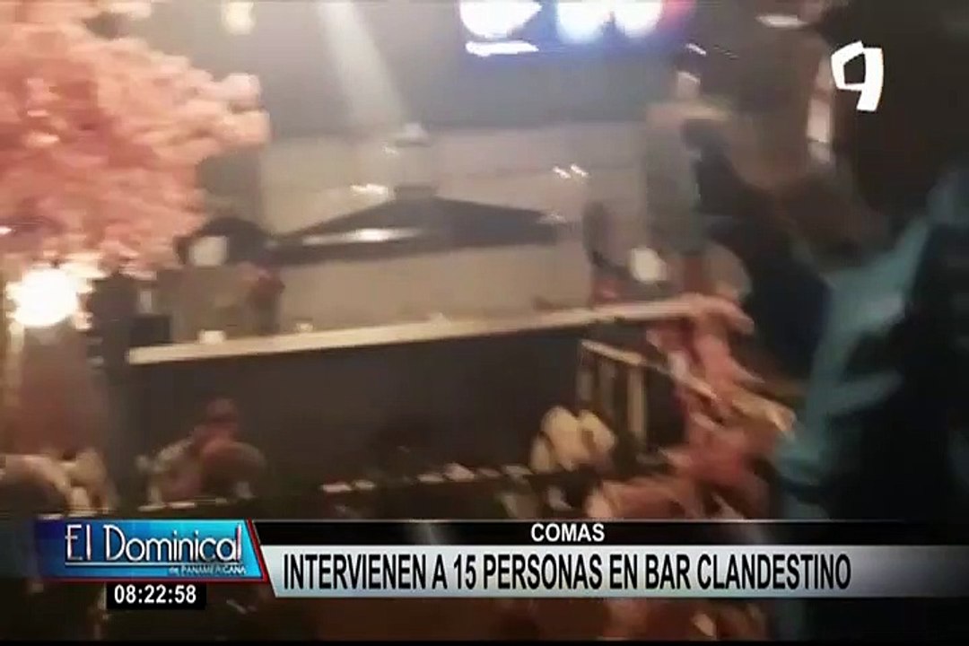 Comas: intervienen a 15 personas bebiendo licor en bar clandestino