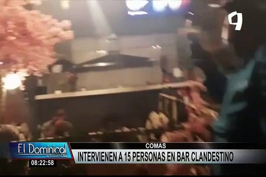 Comas: intervienen a 15 personas bebiendo licor en bar clandestino