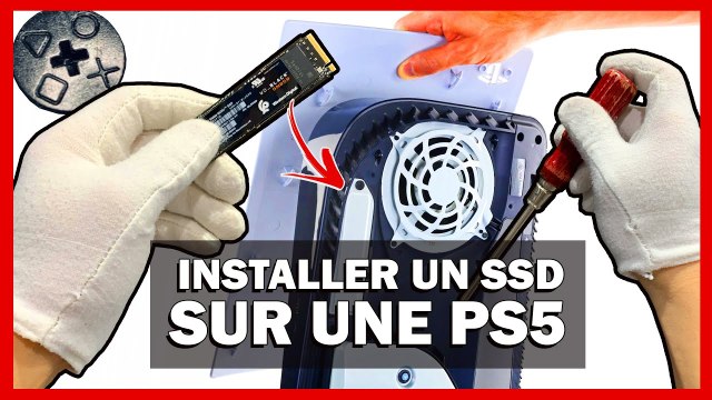 PS5 : INSTALLER UN DISQUE DUR SSD SUPPLÉMENTAIRE DANS SA CONSOLE [TUTO]