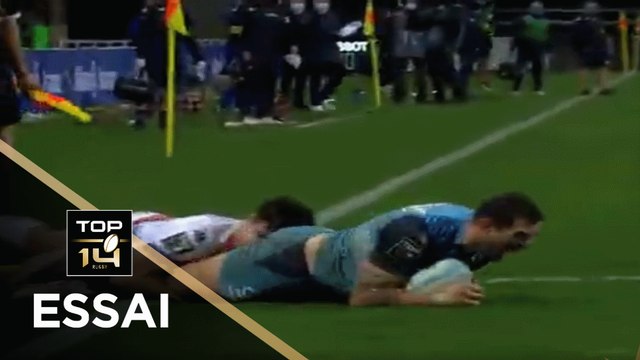 TOP 14 -TOP 14 - Essai de Vincent MARTIN (MHR) - Montpellier - Paris - J8 - Saison 2020/2021