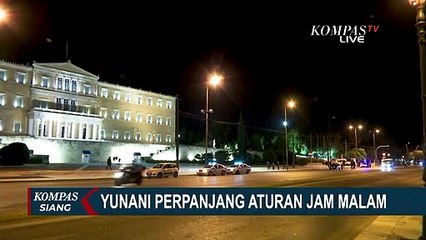 Yunani Lanjut Perpanjang Aturan Jam Malam Cegah Corona