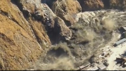 Many feared dead after glacier collapse in India