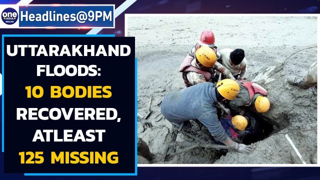 Glacier Breaks: 10 dead bodies found, atleast 125 feared dead| Oneindia News