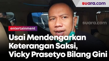 Usai Dengarkan Keterangan Saksi, Vicky Prasetyo: Akhirnya Allah Menunjukkan yang Sebenarnya