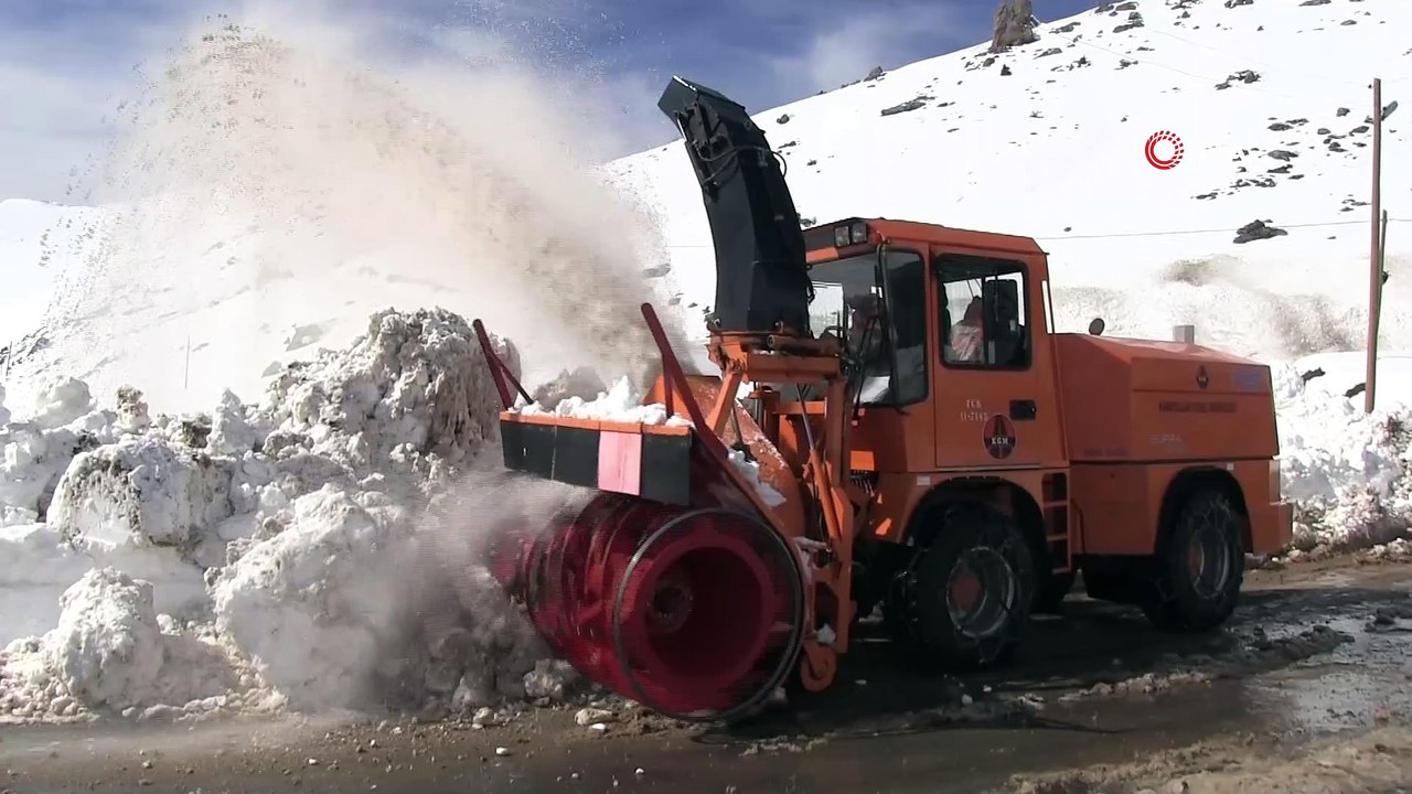 Kar kaplanlarının zorlu kış mesaisi