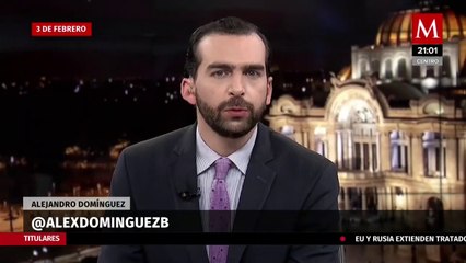 Milenio Noticias, con Alejandro Domínguez, 03 de febrero de 2021