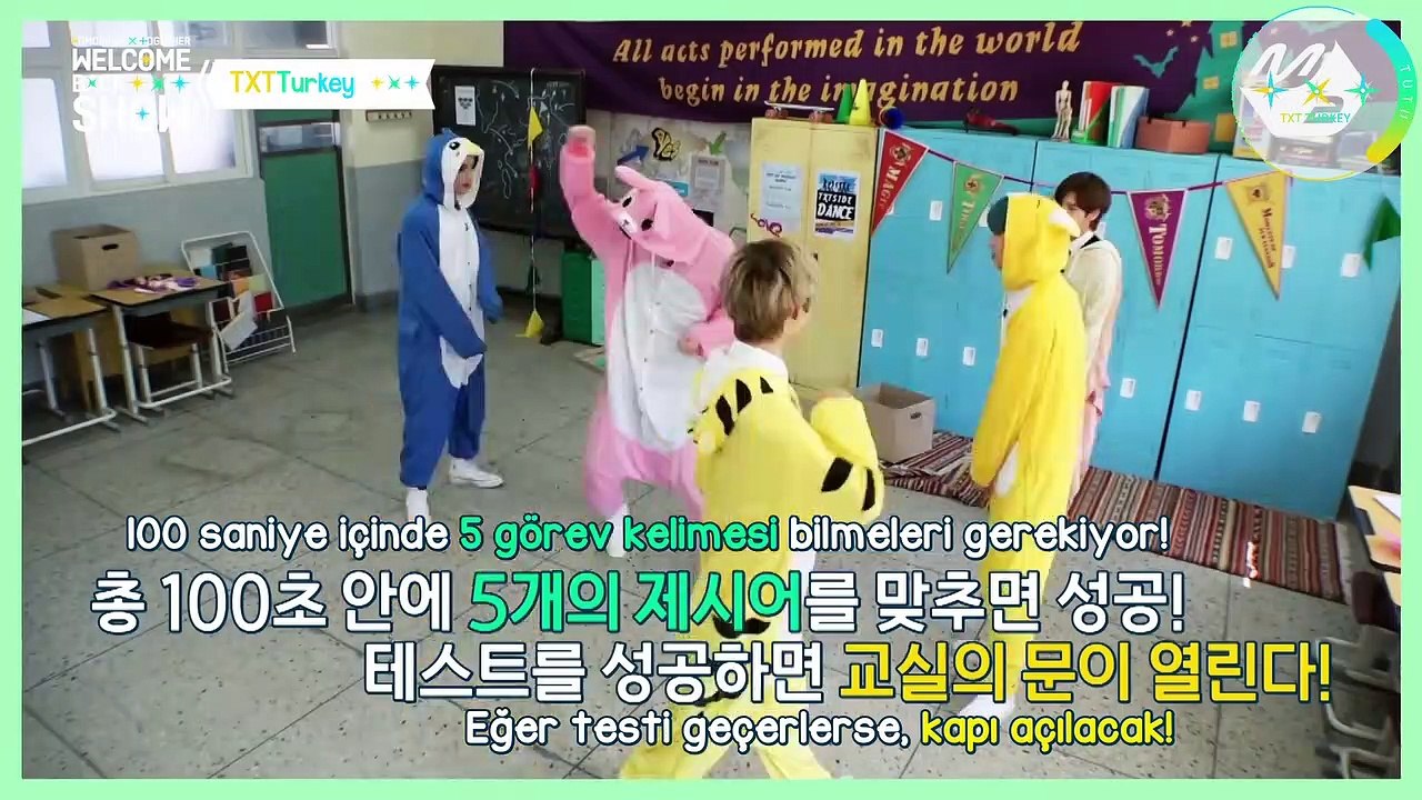 [Türkçe Altyazılı] TXT WELCOME BACK SHOW - ANIMAL SPEED QUIZ