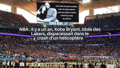 NBA : il y a un an, Kobe Bryant, idole des Lakers, disparaissait dans le crash d'un hélicoptère_IN