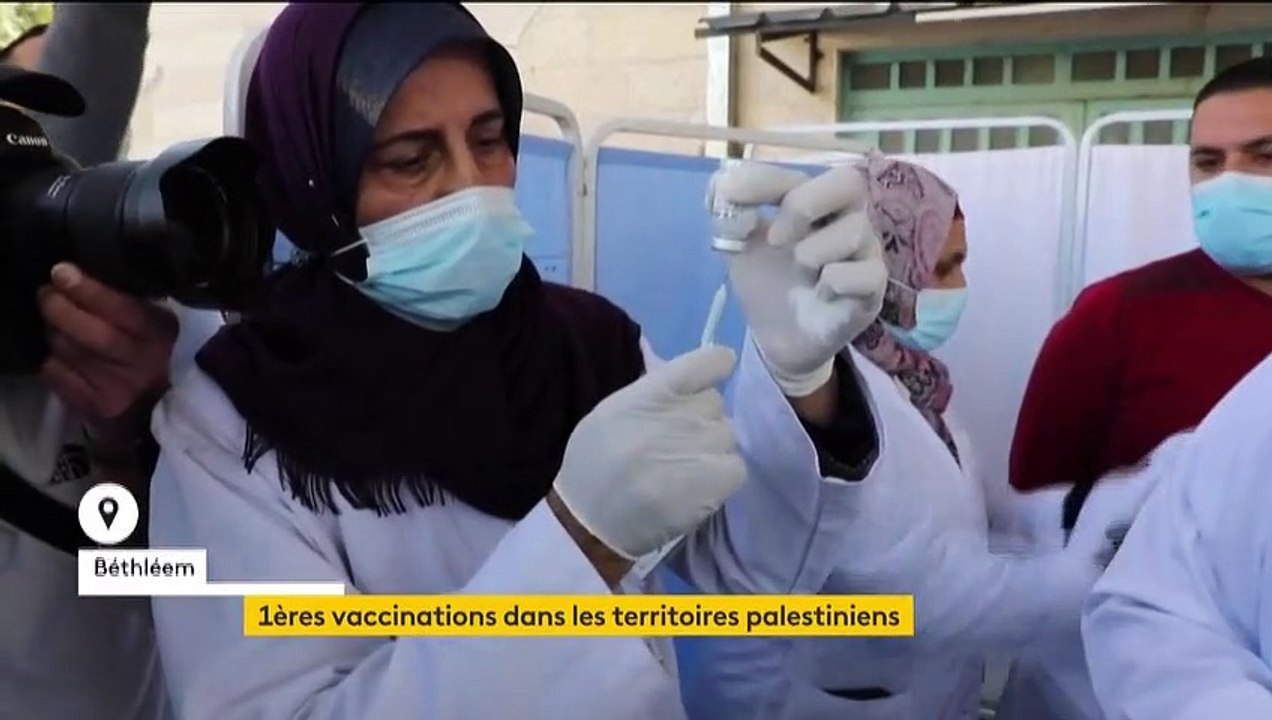 Covid-19 : livrés par Israël, les Palestiniens lancent la campagne de vaccination en Cisjordanie occupée