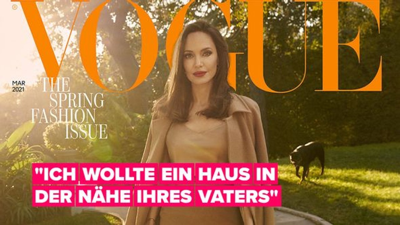 Angelina Jolie erwähnt die geteilte Elternschaft mit Brad Pitt in einem Interview mit der britischen Vogue