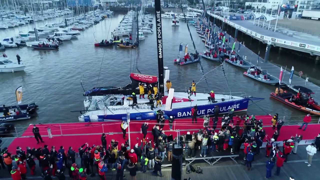Vendée Globe 2020/2021: Arrivée Clarisse Crémer  Banque Populaire X - 04/02/2021