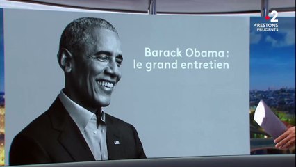 Barack Obama en interview sur France 2 avec François Busnel