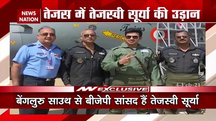 Aero India Show 2021: बेंगलुरू में एयर शो का आज दूसरा दिन,सांसद तेजस्वी सूर्या ने तेजस में भरी उड़ान