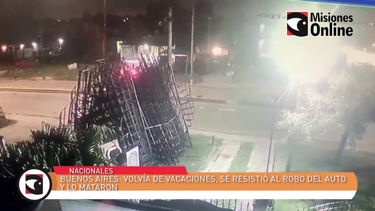 Buenos Aires volvía de vacaciones, se resistió al robo del auto y lo mataron