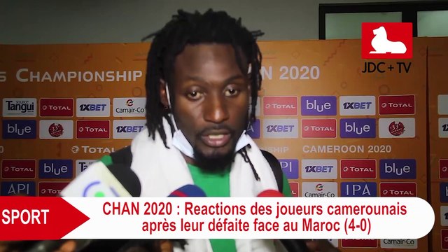 CHAN 2020 : réactions des joueurs camerounais après leur défaite face au Maroc (4-0)