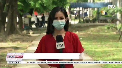 GOVERNMENT AT WORK: Pagtatayo ng isolation facility sa Gigaquit, Surigao del Norte, pinamamadali na