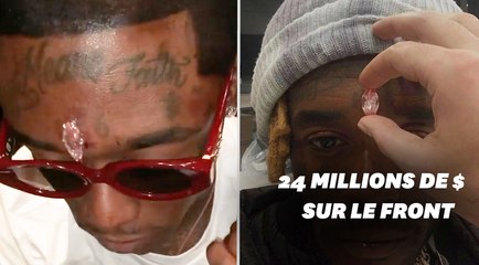 Le rappeur Lil Uzi Vert s'est fait implanter un diamant de 11 carats sur le front