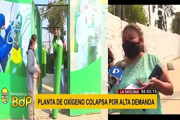 Planta de oxígeno gratuito de La Molina colapsó su capacidad