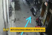 Asombro en Iquitos: cámaras captan a motocicleta moviéndose sola