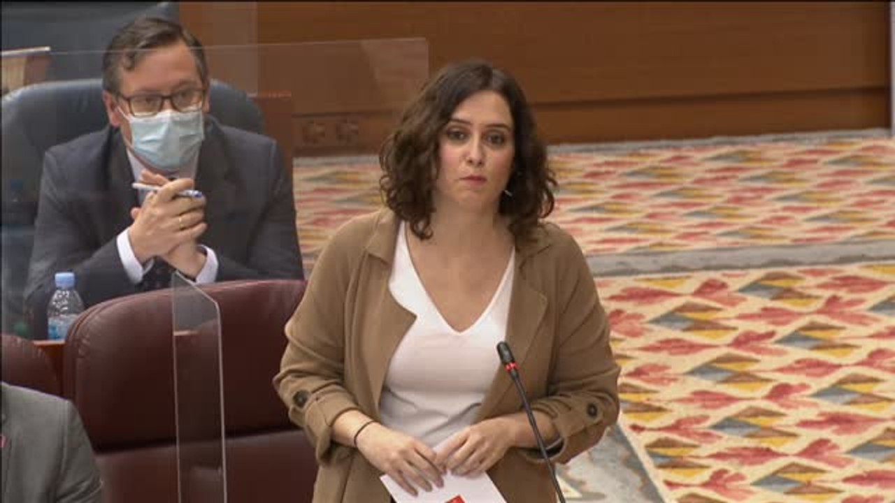 Ayuso califica de "vergüenza nacional" los 'sabotajes' en el Zendal y acusa a "los cercanos" a los grupos de izquierda