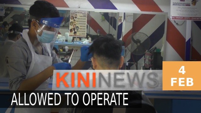 #KiniNews: As MCO continues, govt allows barbershops, car wash to operate
