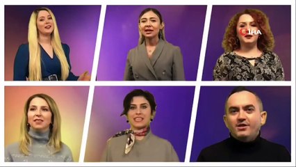 Öğretmenler koronaya karşı klip çekip şarkı söyledi