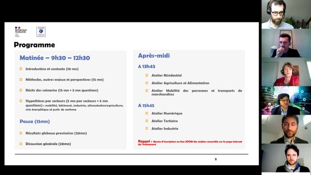 2eme webinaire du Projet Prospective Energies Ressources - Introduction et contexte