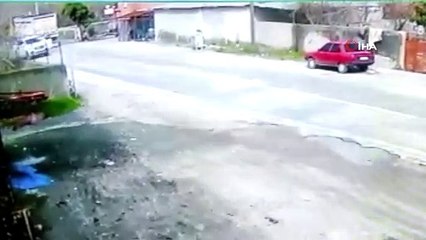 Jandarma faciayı önledi... O anlar kamerada