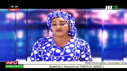 JT BAMBARA 19H30 DU 03 FÉVRIER 2021
