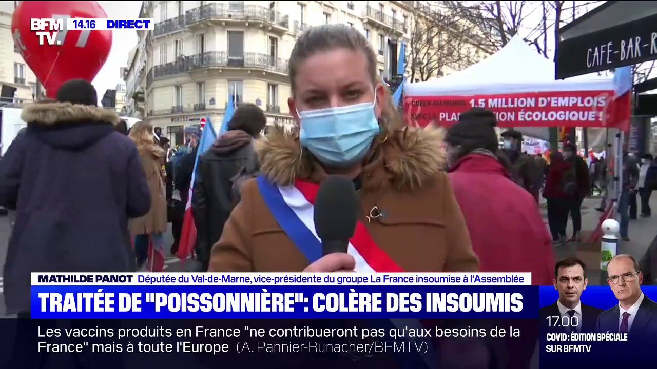 Traitée de "poissonnière" à l'Assemblée nationale, la députée LFI Mathilde Panot "demande que Pierre Henriet soit sanctionné"