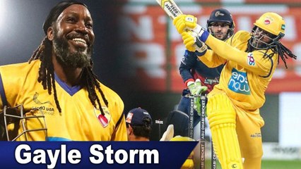 Gayleன் 22 Balls 84 Runs! T10ல் வெறித்தனம் | OneIndia Tamil