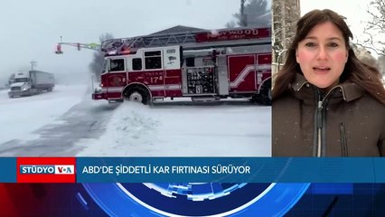 New York'ta Kar Yağışı Sürüyor