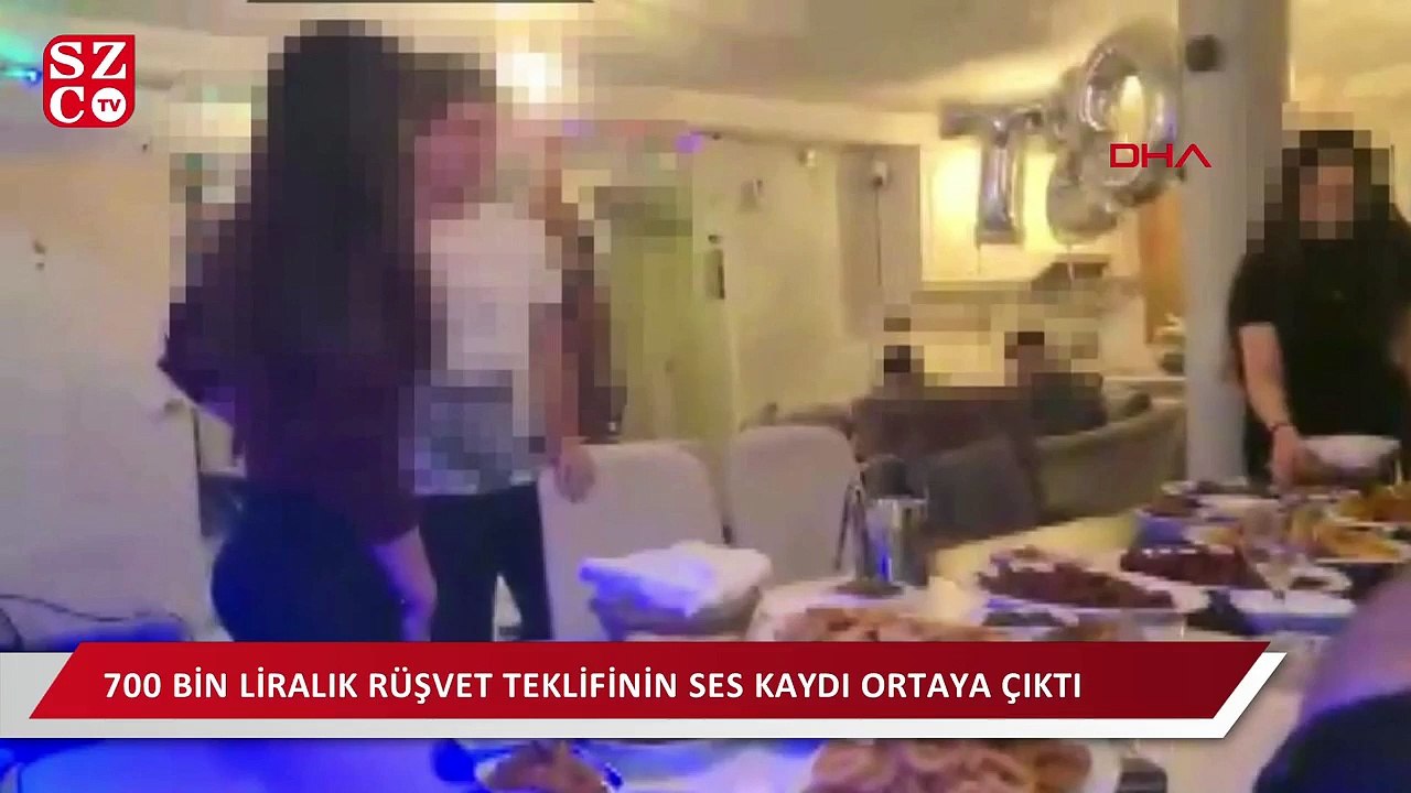 Polise 700 bin liralık rüşvet teklifinin ses kaydı ortaya çıktı