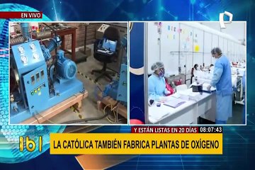 PUCP lista para abastecer de plantas de oxígeno al país: "Solo se necesita decisión del Estado"
