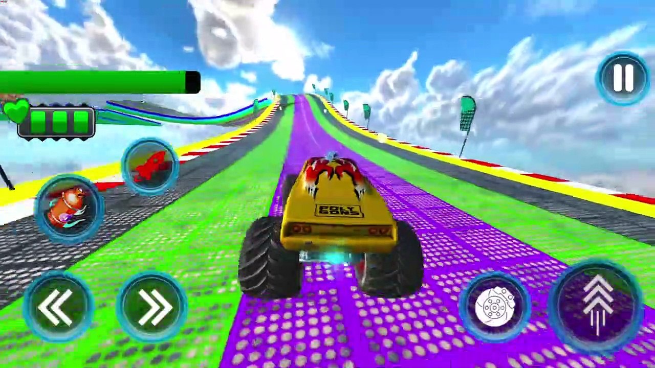 Extreme Monster Truck Stunts - Car Stunt Games 2021 - Impossible Tracks Game - Android GamePlay #2