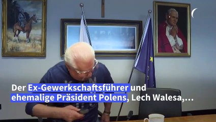 Polens Ex-Präsident Walesa ruft zu "Systemwechsel" in Russland auf