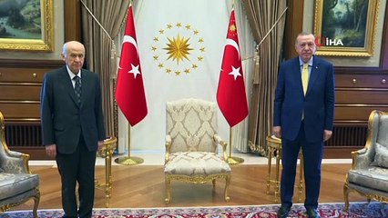 Erdoğan-Bahçeli görüşmesi sona erdi