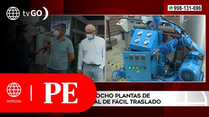 PUCP presentó 8 plantas de oxígeno medicinal de fácil traslado | Primera Edición