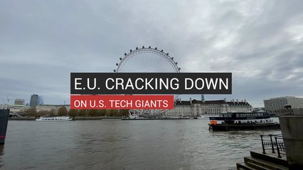 E.U. Cracking Down on U.S. Tech Giants