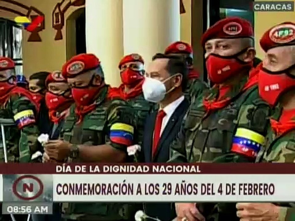 Héroes del 4F conmemoran 29 años de la rebelión cívico-militar contra el neoliberalismo