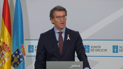 Feijóo: "Sigo convencido de la honorabilidad del presidente Rajoy"