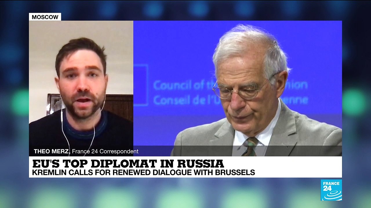 Kremlin calls for renewed dialogue with Brussels as top EU diplomat visits