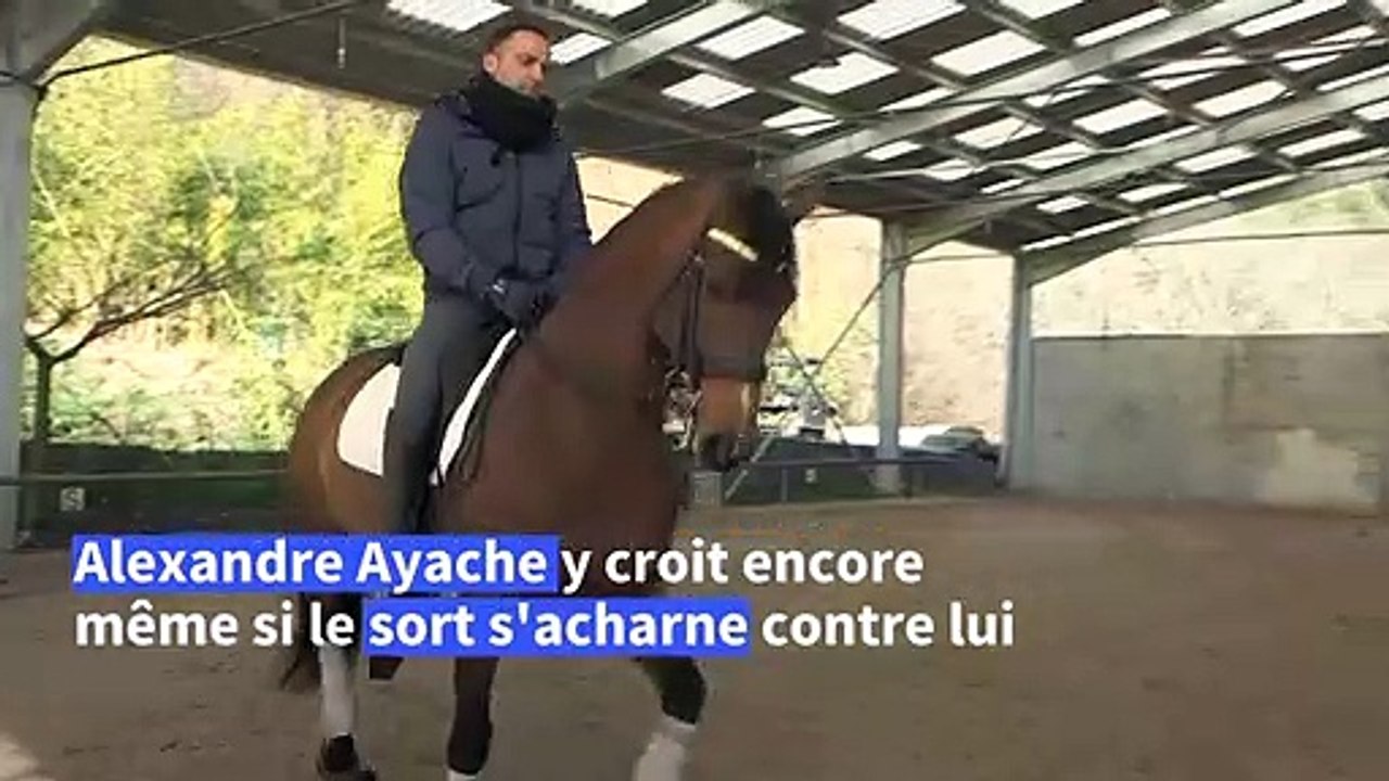 Qualifié pour les JO de Tokyo mais sinistré de la tempête Alex, le combat d'un champion de dressage