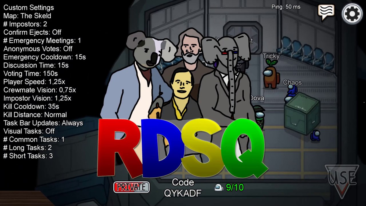 Die ultimative verwirrung! | among us ★ rdsq 191 (feat. dovaminer568)